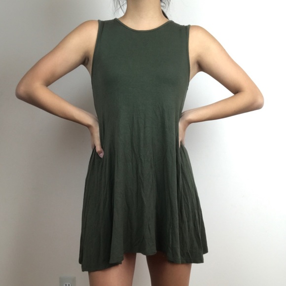 PacSun Dresses & Skirts - Pacsun army green dress!